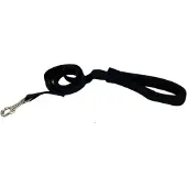 Topmast Airmesh Hondenriem Hondenlijn Ultrasoft - 140 cm - 25mm - Zwart