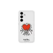 Samsung Galaxy S24 Keith Haring Suit Back Cover Transparant