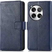 IMoshion Luxe Bookcase voor de OnePlus 12 - Donkerblauw