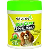 Espree verzorgingsdoekjes aloe voor oren hond - 60 st