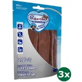 Renske 3x100 gr gezonde beloning vlees strip konijn hondensnack