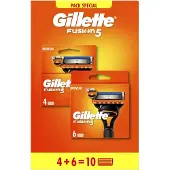 Gillette Fusion 5 Recharges De Lames De Rasoir Pour Homme - 10 Unités