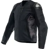 Dainese Avro Leren 5 Jas Zwart Antraciet Maat 48