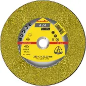 Klingspor A 24 Extra 13492 Doorslijpschijf recht 230 mm 25 stuk(s) Metaal