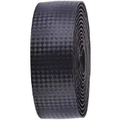 Bbb Cycling RaceRibbon Carbon Stuurlint Racefiets - Extra Grip - Stuurtape Zelfklevend - Lengte: 200cm - Dikte: 2.5mm - Incl. Stuurdoppen - Zwart - BHT-04