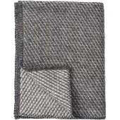 Klippan Yllefabrik Ledikantdeken Eco Wol Velvet - 90x130 cm. - Grey