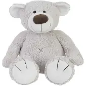 Happy horse Beer Baggio Knuffel 40cm - Grijs - Baby knuffel