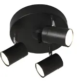 By Rydens Correct 3 Spotlamp Zwart - Plafonnières Metaal Black - 4200710-4002