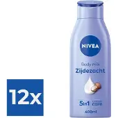 Nivea Zijdezachte Bodymilk - 400 ml - Voordeelverpakking 12 stuks