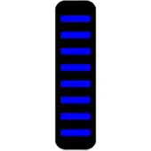 Rrp Front Fender Stickers Proguard Blauw