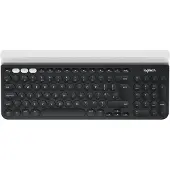 Logitech K780 Multi-Device Wireless Keyboard toetsenbord RF-draadloos + Bluetooth QWERTZ Zwitsers Grijs, Wit