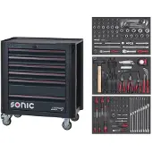 Sonic 714075 NEXT S7 Gevulde Gereedschapswagen - 140 Delig