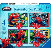 Ravensburger Marvel Ultimate Spider-Man, 12 stuks, Geanimeerde films, vanaf 3 jaar