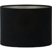 Light & Living Lampenkap Velours Zwart D 20 H 15 Cm