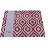 Boltze Set van 2 placemats mdf donker roze