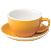 Loveramics Café Latte kopje met schoteltje Egg Yellow, 300 ml