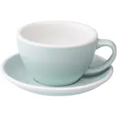 Loveramics Café Latte kopje met schoteltje Egg River Blue, 300 ml