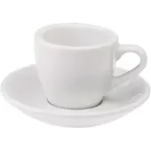 Loveramics Espresso kopje met een schoteltje Egg White, 80 ml