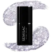 Semilac UV Gel Polish 467 Hollywood Silver