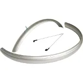Mvtek Ctb 58 Mm Mudguards 2 Units Zilver 26´´