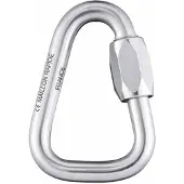 BEAL Maillon Delta Galva Karabijnhaak Zilver 10 mm