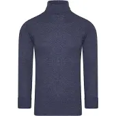 Beeren Heren Thermo Colshirt - Lange mouwen - Warm thermoshirt hoge hals - Blauw / L