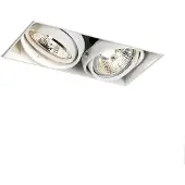 QAZQA Inbouwspot wit GU10 AR70 trimless 2-lichts - Oneon