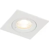 QAZQA Moderne inbouwspot wit vierkant IP44 - Xena