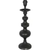 Anne Light & Home Tafellamp Lyons 3467ZW Zwart met snoer schakelaar zonder kap