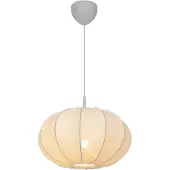 Nordlux Hanglampe , Aeron, dimbare, Wit, Slaapkamer, Stof