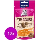 Vitakraft Triggles - Kattensnack - Kalkoen - 12 x 40 g