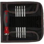Wiha 32298 Wisselklingset 6-delig Plat, Kruiskop Phillips, Kruiskop Pozidriv, Binnen-Torx Werkplaats