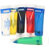 Artist & Co Acrylverf tubes in 6 kleuren 75ml - Hobbyverf