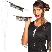 Boland Jaren 20 set | 2 delig (Zwart)