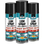 Bison 3x Lijmspray Heavy Duty 500 Ml