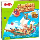 Haba Coöperatief Piratenspel Kapitein Pepe – Schat der Zeven – Bordspel voor Kinderen vanaf 6 Jaar – 2 tot 5 Spelers – 20 Minuten