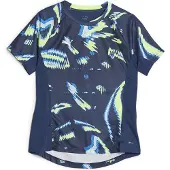 Puma Individual Blaze Short Sleeve T-shirt Blauw S Vrouw