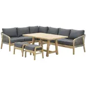 Garden Impressions Santos 5-delige L/D set links -acaciahout