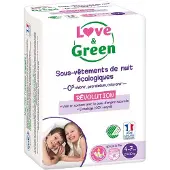 Love & Green Ecologisch Ondergoed 4-7 Jaar (17-30 kg) 15 Eenheden
