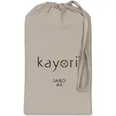 Kayori Hoeslaken Saiko Taupe (Jersey)-140 x 220 cm