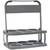 Softee Pvc Flessenhouder Basic 6uds Voor 6 Flessen 750 Ml Gris ÚNICA