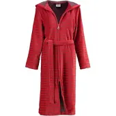 Cawö Badjas 1492 Capuchon Rits Women Rood-40