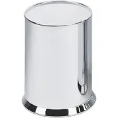 DECOR WALTHER Prullenbak Classic 5,5 L, Zonder Deksel RVS Chroom