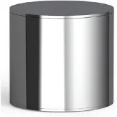 DECOR WALTHER Opbergmand Bar 8 cm met Deksel Chrome