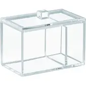 IDesign Opbergbox Clarity Divided Transparant (12,7 x 7,6 x 10,7 cm)