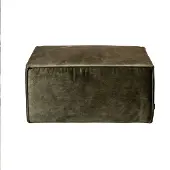 Livin24 Hocker Memphis velvet donkergroen