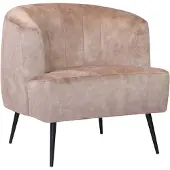 Livin24 Stoel babykamer velvet Billy taupe
