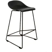 Livin24 Scandinavische Barkruk Ellen zwart 66cm