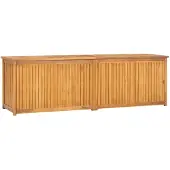 vidaXL Tuinbox 175x50x55 cm massief teakhout