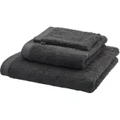 Aquanova Washandje Sava Dark Grey (Set van 6)